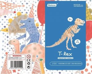 Dřevěné 3D puzzle - Tyrannosaurus Rex
