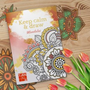 Keep calm & draw - Mandalas (antistresové omalovánky)