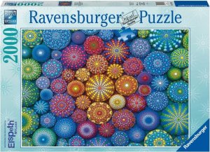 Puzzle - Duhové mandaly 2000 dílků