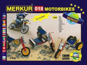 Merkur 018 Motocykly 182 dílů, 10 modelů
