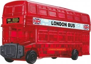 3D Crystal puzzle Londýnský autobus / 53 dílků