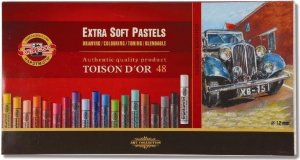 Koh-i-noor křídy (pastely) prašné umělcké extra soft Toison D´or souprava 48 ks