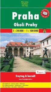 Praha plán 1:24 000 (velký rozsah)