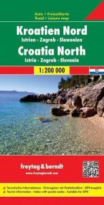 AK 7402 Chorvatsko sever 1:200 000 / automapa