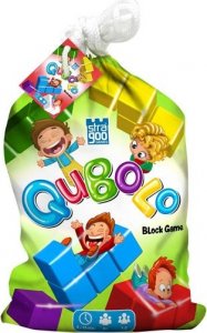 Qubolo - Společenská hra s dřevěnými kostkami v látkovém pytlíčku STRAGOO