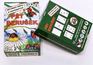 Pět berušek - Didaktická hra pro MŠ, 1. třídu ZŠ a pro žáky s SPU (Flösslerová Dobruška)