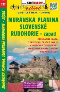SC 232 Muránska Planina, Slovenské rudohorie vých. 1:100 000