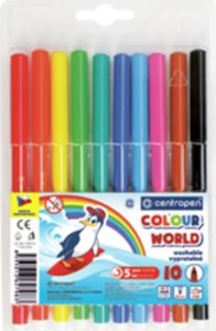 Fixy COLOUR WORLD 7550 trojboké, sada 10 barev