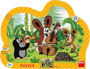 Krtek muzikant - puzzle 25 dílků (Miler Zdeněk)