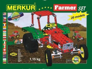 Merkur Farmer Set 341 dílů, 20 modelů