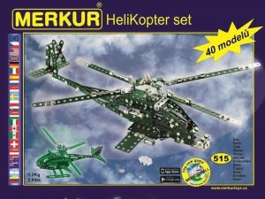 Merkur Helikopter Set 515 dílů / 40 modelů