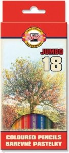 Koh-i-noor souprava pastelek JUMBO/Krajina 18 ks