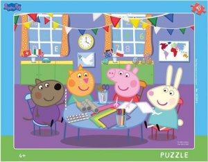 Puzzle deskové Peppa Pig ve školce 40 dílků