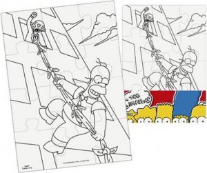 The Simpsons - Vymaluj si obdélník Puzzle