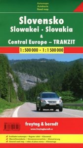 Slovensko automapa 1:500 000 (edice Tranzit)