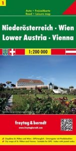 OE 1 Dolní Rakousko Vídeň 1:200 000 / automapa