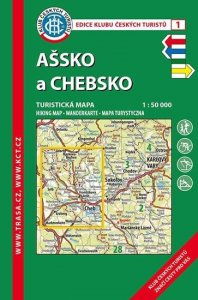 KČT 1 Ašsko a Chebsko 1:50T Turistická mapa