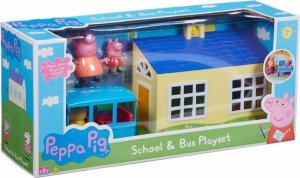 - škola a školní autobus hrací set