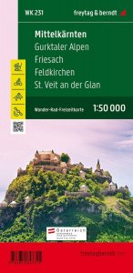 WK 231 Střední Korutany, Gurktalské Alpy, Friesach, Feldkirchen, St. Veit an der Glan 1:50 000 / turistická mapa