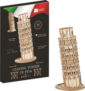 Dřevěné 3D puzzle - Šikmá věž v Pise