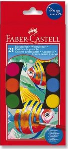 Faber - Castell Vodové barvy 30 mm - 21 barev