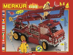 Merkur Fire Set 708 dílů, 20 modelů
