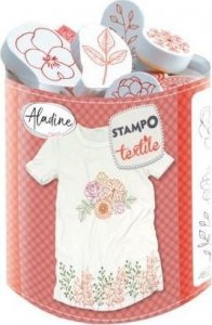 Razítka Stampo Textile - Květiny a věnečky