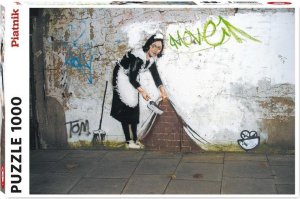 Puzzle Banksy - Maid / 1000 dílků