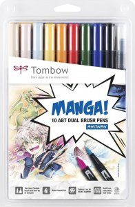 Oboustranný štětcový fix ABT - Manga Shonen 10 ks