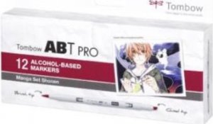 Oboustranný lihový fix ABT PRO - Manga Set Shonen 12 ks