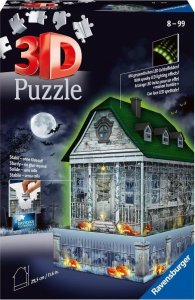 Puzzle 3D (Noční edice) - Strašidelný dům 216 dílků