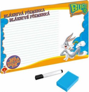 Bugs Bunny Bláznivá písmenka - Stírací tabulka