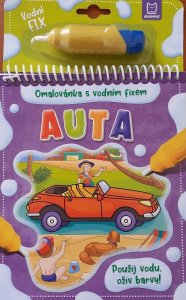 Auta - Omalovánka s vodním fixem (Wierzchowska Barbara)
