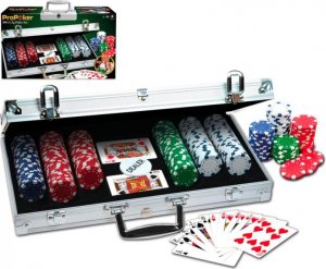 Velká sada na Poker v kovovém kufříku