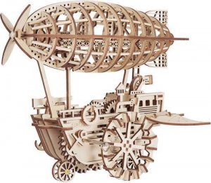 Dřevěné 3D puzzle - Vzducholoď mechanická