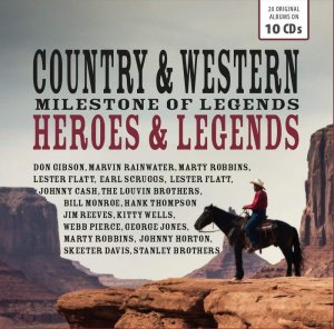 Country & Western Heroes - kolekce 10 CD (Various)