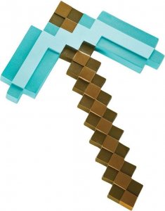 Minecraft replika zbraně 40 cm - Diamantový krumpáč