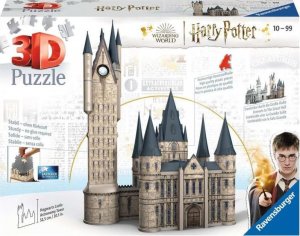 Puzzle 3D Harry Potter: Bradavický hrad - Astronomická věž 540 dílků