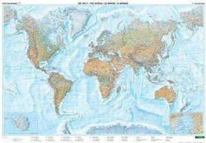 AKN NAT Svět Geogr. mořský reliéf 1:35 000 000, WELT NM 2, lišty