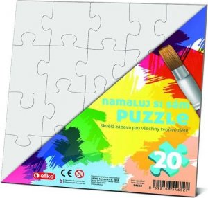 Namaluj si sám puzzle: čtverec