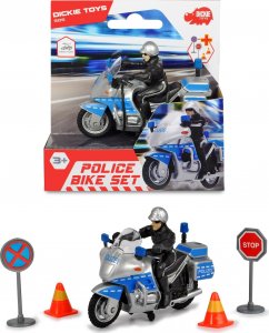 Policejní motocykl 10 cm s přísl.