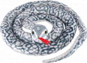 Had plyšový 200cm bílo-šedý