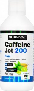 Caffeine Jet 200 Fair Power (500ml balení) - 500 ml, limeta-zelený čaj