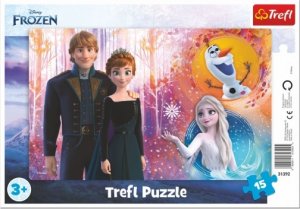 Puzzle deskové Šťastné vzpomínky Ledové království II/Frozen II 15 dílků 33x23cm