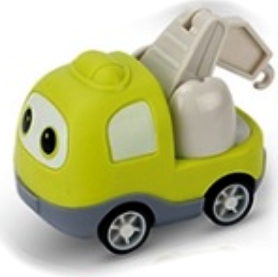 Stavební mini autíčko na setrvačník Tulimi - zelené
