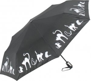 Dámský skládací deštník Fiber Magic Cats 7441465C02