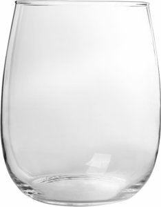 Váza BELLY ruční výroba skleněná čirá d22x26cm