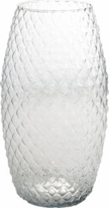 Váza DIAMOND AMARYLLIS ruční výroba skleněná d18x30cm