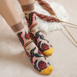 Květinové ponožky - dračí ovoce