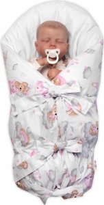 Náhradní povlak na péřovou zavinovačku MAXI LALLY Baby Nellys,Dreams Koala 85x85cm, růžový